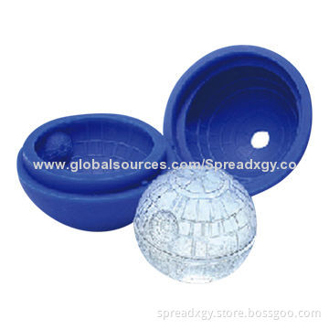 Food-grade silicone ball-shaped ice cube tray